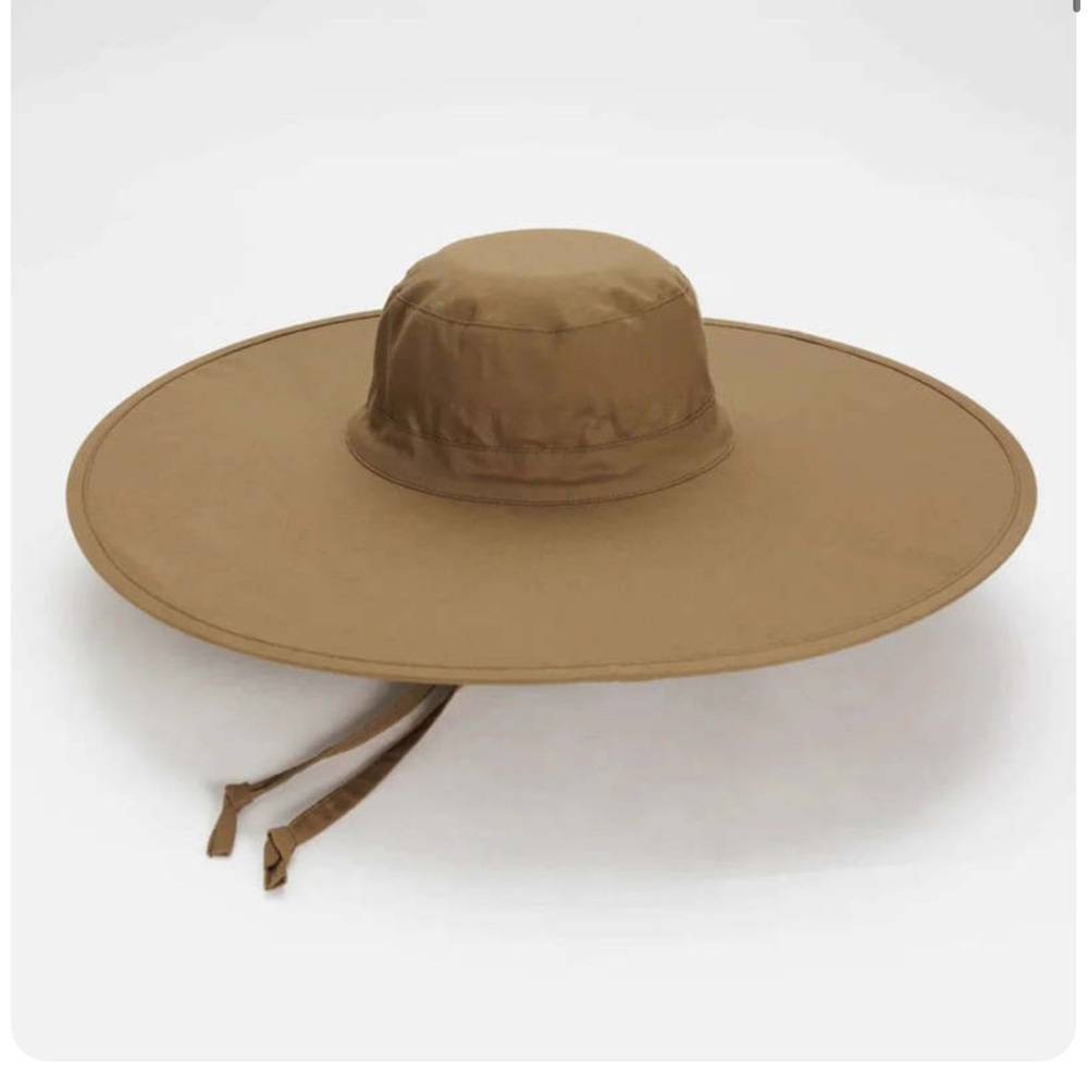 Wide Brim Tan Sun Hat